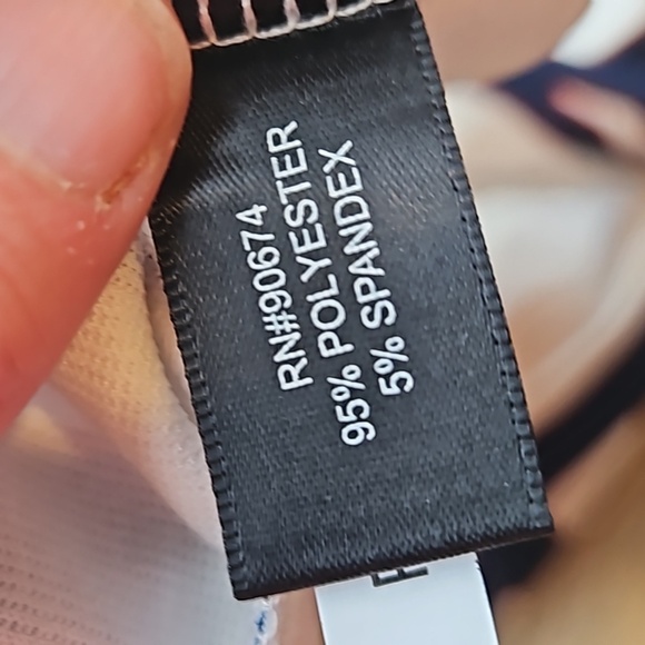 Boston Proper White Navy Brown Animal Stripe Print Bodycon Dress S NWOT - Picture 7 of 7